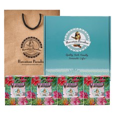 HAWAIIAN PARADISE COFFEE 綜合濾掛式咖啡 5種 x 4入組 + 提袋, 1套, 10g