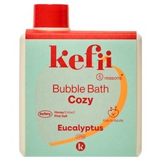 kefii 幼兒用粉末型泡泡浴球 舒適尤加利香, 1個, 220g