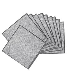 Reddot 紅點生活 雙層加厚去油污銀絲抹布 20 x 20cm 廚房清潔好幫手, 50條