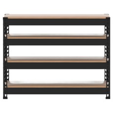 SPEEDRACK 韓國製造 免螺絲組裝式鐵製角鋼架, 黑色