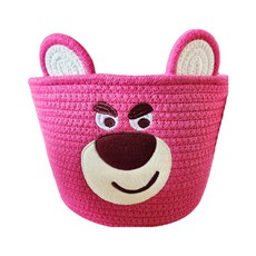 Disney 迪士尼 編織收納籃, 草莓熊, 1個