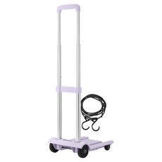 Mabsoshop 超薄便攜式可折疊家用小型手推車 HR1594, 1個, 紫羅蘭色