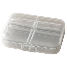 Richissalbong 方便一週藥盒 7格 透明 L 10.8 x 7.8 x 3.5 cm, 1個
