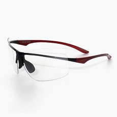 維斯羅曼 超輕量透明變色運動護目鏡太陽眼鏡 12g, 黑紅色, 1個