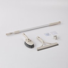 Modern House 可替換刷頭2段式地板刷 + 玻璃刮刀5件組, 混合色, 1個