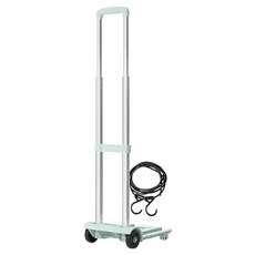 Mabsoshop 超薄便攜式可折疊家用小型手推車 HR1594, 1個, 薄荷綠