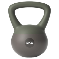MICHAEL FITNESS 麥克健身 4~10kg 軟壺鈴 不傷地板, 4kg, 1個, 橄欖綠