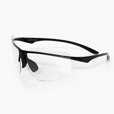 BITROMAN 超輕量透明變色運動護目鏡太陽眼鏡 12g, 黑色, 1個