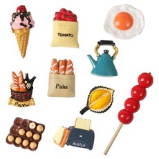 Soulrich 室內裝飾用冰箱磁鐵10件組, 混合色