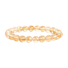 Homesell 紫水晶玉石手鍊 黃水晶 18cm, 1個