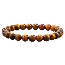 Hoomcell 紫水晶玉石手鍊 棕色 18cm, 1個