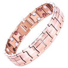 宏希 男士鈦手鍊 玫瑰金 21 x 1.5 cm, 1個