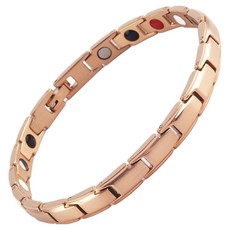 홈셀 여성용 팔찌 로즈골드 21 x 0.7cm, 1개