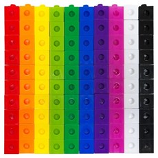 연결큐브 10종 x 10p 세트, 1세트