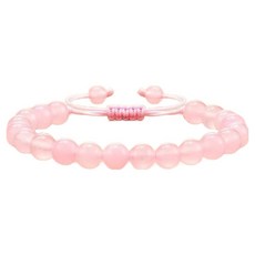 Homesell 紫水晶玉石手鍊 玫瑰 18cm, 1個