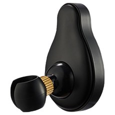 Hanbomnuri 角度可調 超強力黏著 蓮蓬頭支架, 黑色