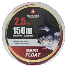 MONCROSS SWITZERLAND 半浮水淡水母線, 透明