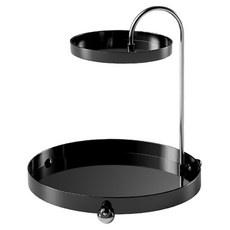 PDS家居裝飾 奢華簡約化妝台托盤架, 黑色