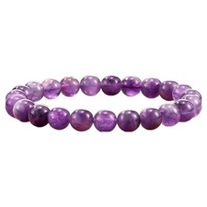 Homesell 紫水晶玉石手鍊 紫水晶 18cm, 1個