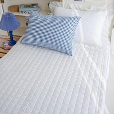 FORMONGDE 嬰幼兒用紮實涼爽的涼感人造絲涼墊, 1個, 白色