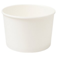 Iroul Saenghwal 圓形無印刷紙碗 1000ml, 1個, 50入