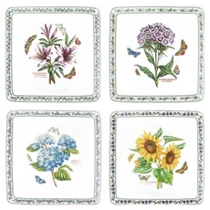 PORTmeIRION 波特玫琳恩 New Variation 方形盤 大 27.2cm 4件組, 1套, A套組, 盤子4件組