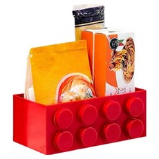 PDS홈데코 레고 바스켓 마그넷 02, 빨강