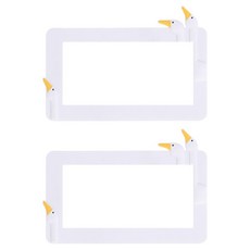 Allode 夢幻莊園開關貼紙 2入, NO.04 白色鵝 中款