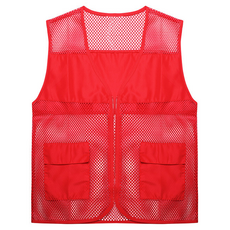 여신 남녀공용 다용도 메쉬 낚시 축구 야외활동 조끼