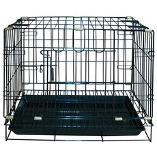 LUCKY HOME 1.5尺粉體靜電烤漆籠 47 x 40 x 31cm, 黑色, 1個