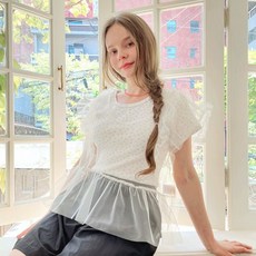 슬로우롤리 Ruffle layered chiffon bustie