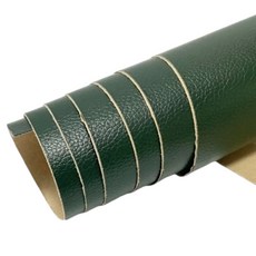 크블랑스 접착식 쇼파 의자 가죽 리폼 스티커, 다크그린