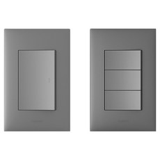 Legrand 羅格朗 Apela 鎂 簡約 1開關 + 3開關 套組, 1套