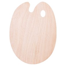 Hatae Small 好整理橢圓形顏料調色盤 23.8cm x 30.5cm x 厚度3mm, 1個, 1格