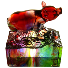 開元琉璃 諸事順心琉璃豬, 彩色