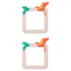 Allode 自然開關貼紙 小型 2入, NO 08 米色色紙