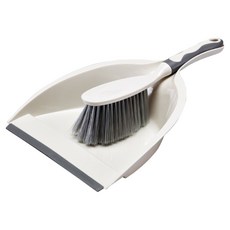 PEONIST 桌上型迷你掃把畚箕組, 1套, 白色