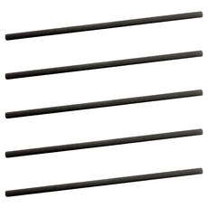 제로캔들 디퓨저 롱 섬유 스틱 8mm 30cm, 블랙, 1개, 5개