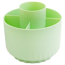 바다토끼 회전 연필꽂이 11.5 x 12.5 x 12.5 cm, 그린, 1개