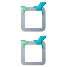 Allode 自然開關貼紙 小型 2入, NO 07 灰色色紙