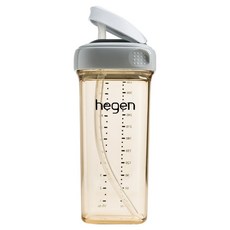 헤겐 유아용 V3 PPSU 빨대컵, 330ml, 1개, 그레이