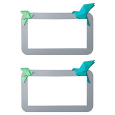 Allode 自然風開關貼紙 大型 2入, NO 15 灰色色紙