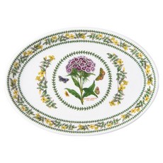 PORTmeIRION 波特玫琳恩 New Variation 橢圓牛排盤 28cm, 1個, 隨機出貨