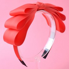 SKI&D 女童款氣質三重緞帶髮帶