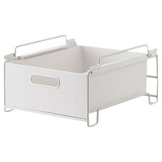 HomeFit 廚房抽拉式多用途滑動收納架 A型, 1個, 白色