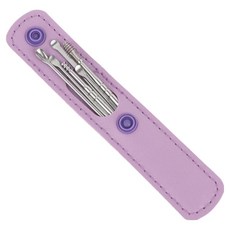 바움미루 고급 귀이개 6종 세트 퍼플 S, 1세트