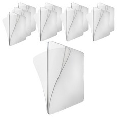 輝鴻 加大款透明雙面無痕強力貼, 10個