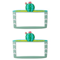 Allode 自然風開關貼紙 大型 2入, NO 12 綠色花盆