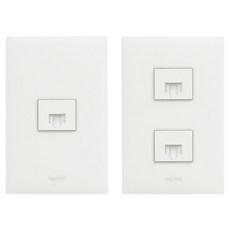 르그랑 아펠라 화이트 Simple 8P + 8P + 8P 매입모듈러 세트, 1세트