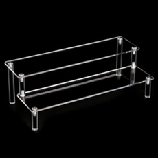 辦公室風格公仔壓克力雙層展示櫃, 1個